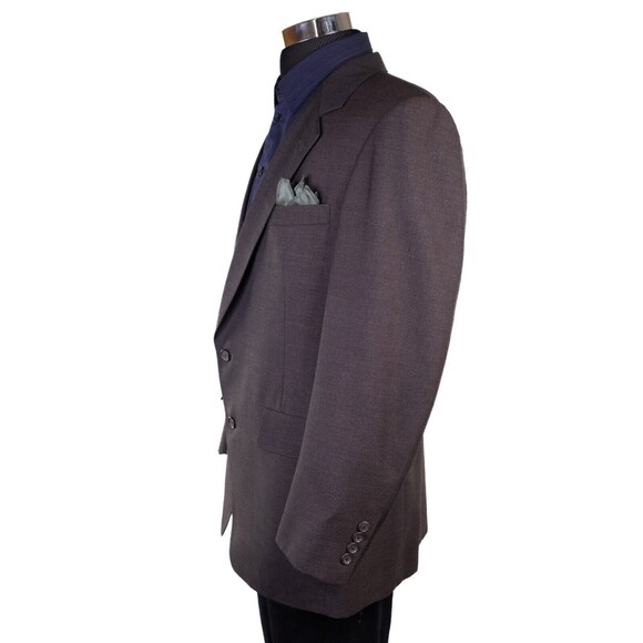 Hart Schaffner Marx Mens Sport Coat Silverwoods Jacket Brown Solid Size 42R - Picture 8 of 14